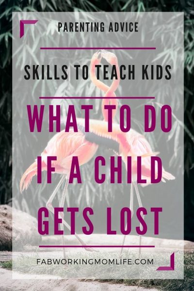 skills to teach kids - what to do if a child gets lost