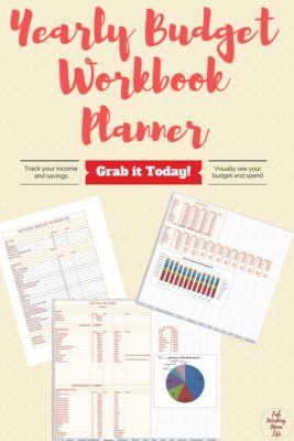 Grab your Yearly Budget Workbook Planner today