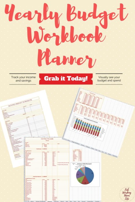Grab your Yearly Budget Workbook Planner today