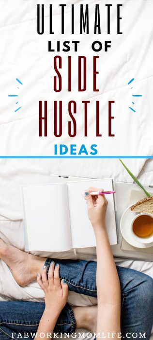 ultimate list of side hustle ideas