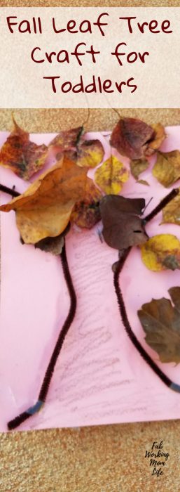 Fall Leaf Tree Craft for Toddlers 