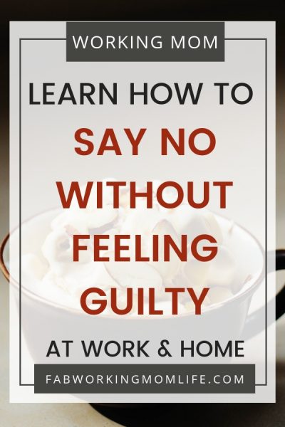 If you're thinking "when I say no I feel guilty" then you're not alone! But what other reasons keep us from saying no? Let's learn tips on how to say no without feeling guilty. Read on to learn how to say no at work and at home as well as how to say no to family and friends.