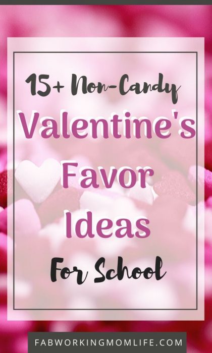 list of non-candy valentines favor ideas for school kids