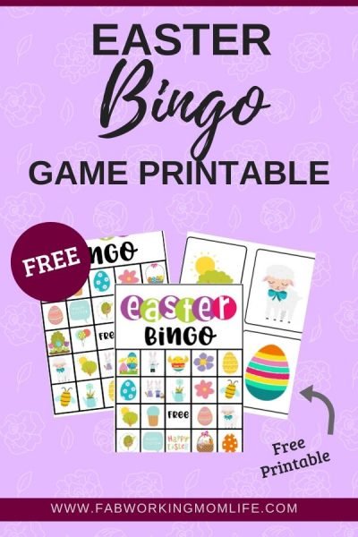 Easter Bingo Game Printable