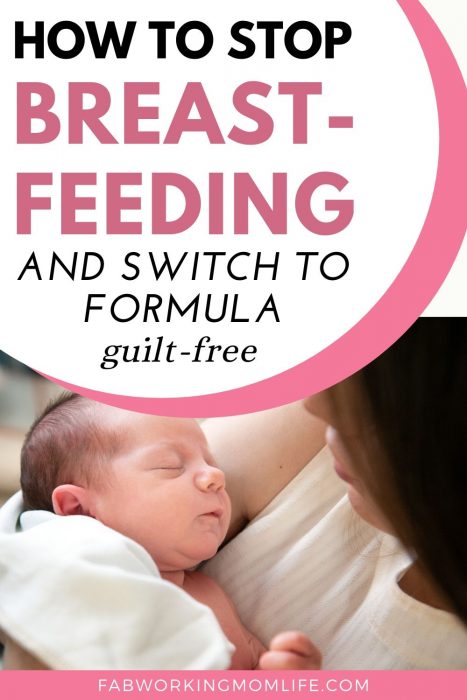 Switch from breastfeeding discount to formula