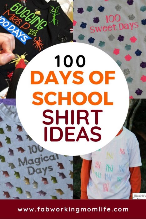 100 days of school shirt ideas