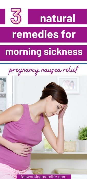 pregnancy nausea relief remedies