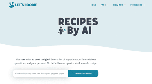 Letsfoodie.com recipes
