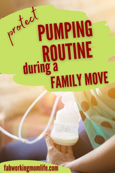 Protecting Your Pumping Routine During a Family Move